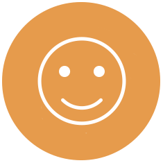 Smiling icon