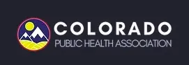 Colorado Public Health Association logo with mountains and sun