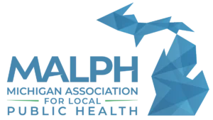 Michigan Association for Local Public Health with map of michigan