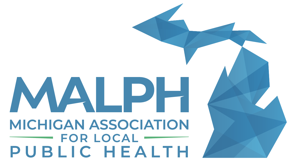 Michigan Association for Local Public Health with map of michigan
