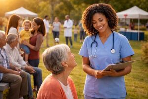 Community healthcare in the park